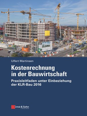 cover image of Kostenrechnung in der Bauwirtschaft